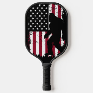Patriotic Bigfoot  Pickleball Paddle