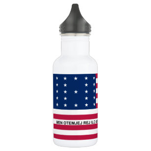 Patriotic Bikini Atoll Flag 532 Ml Water Bottle