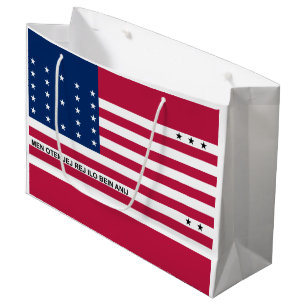 Patriotic Bikini Atoll Flag Large Gift Bag