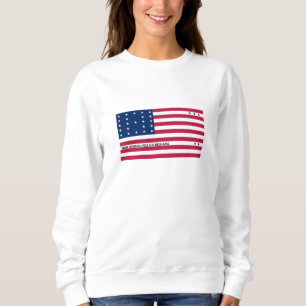 Patriotic Bikini Atoll Flag Sweatshirt