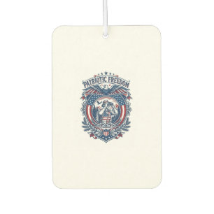 Patriotic Birdwatcher Vector Graphic Tee (2) Car Air Freshener