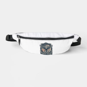 Patriotic Birdwatcher Vector Graphic Tee Bum Bags