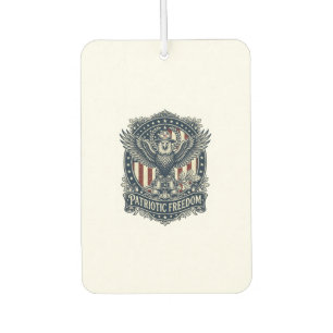 Patriotic Birdwatcher Vector Graphic Tee Car Air Freshener