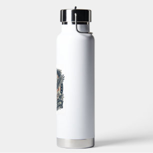 Patriotic Birdwatcher Vector Graphic Tee Water Bottle