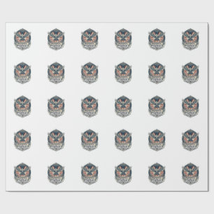 Patriotic Birth Year Series Vector Graphic Tee Wrapping Paper