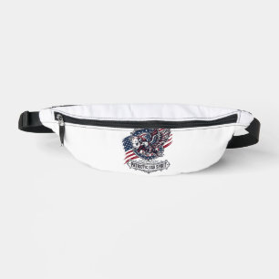 Patriotic Bison Eagle Crest Animal Hybrid Patrioti Bum Bags