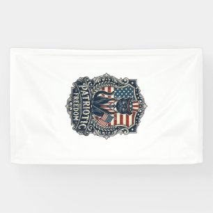 Patriotic Black Cat Vector Graphic Tee (2)_1 Banner