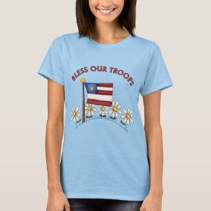Patriotic Bless Our Troops T-Shirt