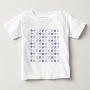 Patriotic Blue Ombre Stars Baby T-Shirt