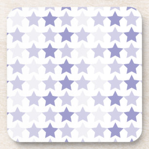 Patriotic Blue Ombre Stars Coaster