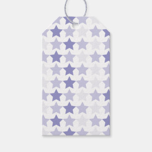 Patriotic Blue Ombre Stars Gift Tags
