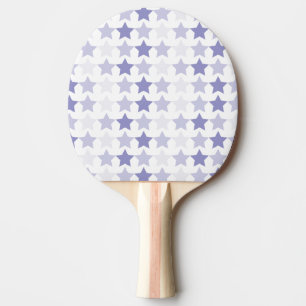 Patriotic Blue Ombre Stars Ping Pong Paddle
