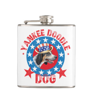 Patriotic Bluetick Hip Flask