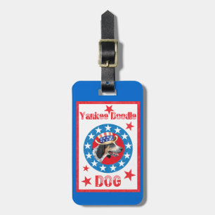 Patriotic Bluetick Luggage Tag