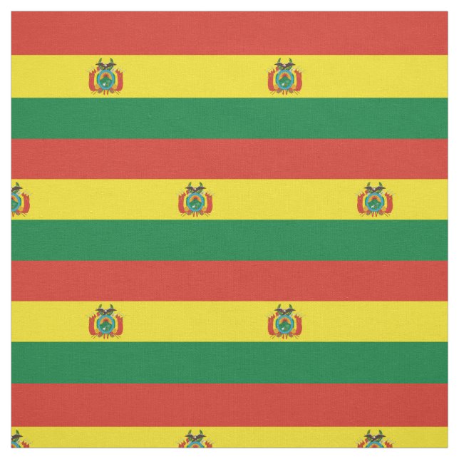 Patriotic Bolivia Flag Fabric (Swatch)