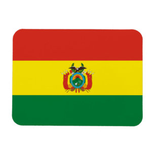 Patriotic Bolivia Flag Magnet