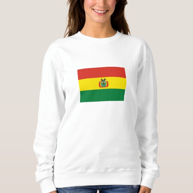 Patriotic Bolivia Flag Sweatshirt (Front)