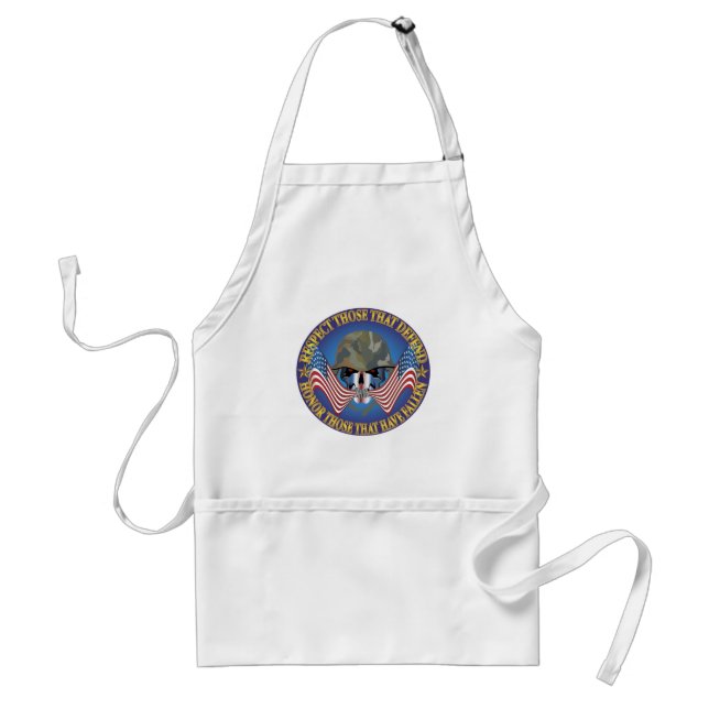 Patriotic Bones Standard Apron (Front)
