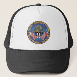 Patriotic Bones Trucker Hat