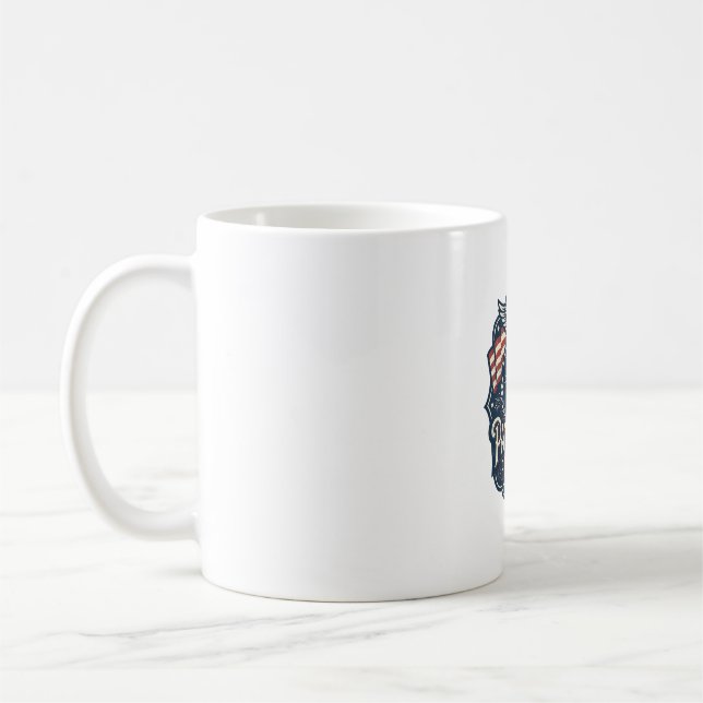 Patriotic Bonfire Night Vector Graphic Tee_1 Coffee Mug (Left)