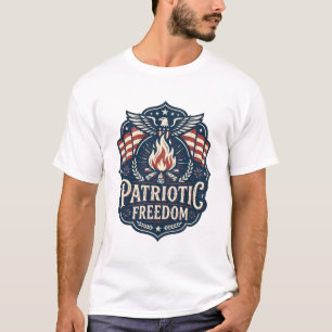 Patriotic Bonfire Night Vector Graphic Tee_1 T-Shirt