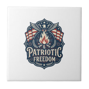 Patriotic Bonfire Night Vector Graphic Tee_1 Tile
