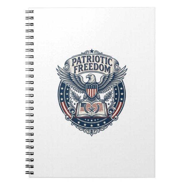 Patriotic Book Club Vector Graphic Tee (2) (Front)