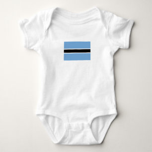 Patriotic Botswana Flag Baby Bodysuit
