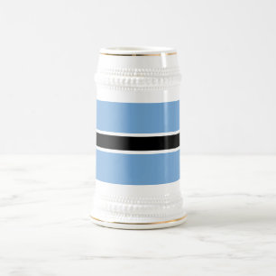 Patriotic Botswana Flag Beer Stein
