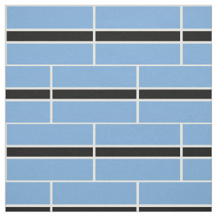 Patriotic Botswana Flag Fabric