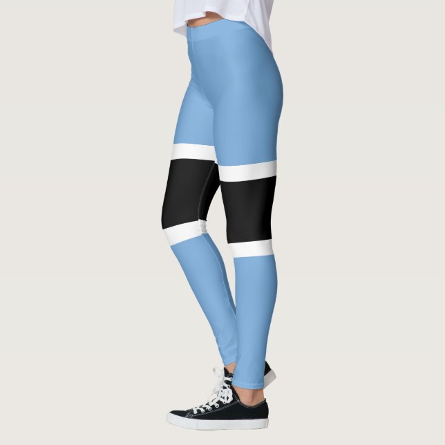 Patriotic Botswana Flag Leggings (Left)