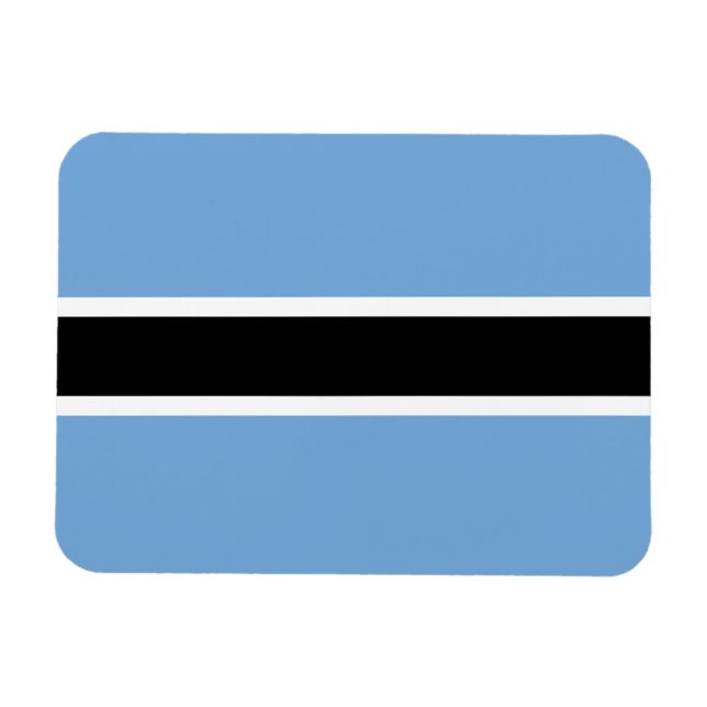 Patriotic Botswana Flag Magnet (Horizontal)