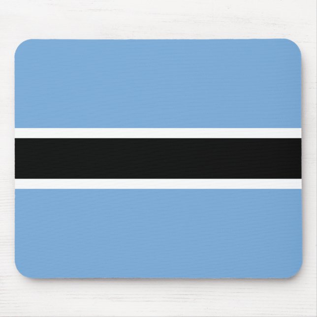 Patriotic Botswana Flag Mouse Pad (Front)