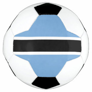 Patriotic Botswana Flag Soccer Ball