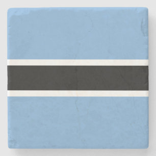 Patriotic Botswana Flag Stone Coaster