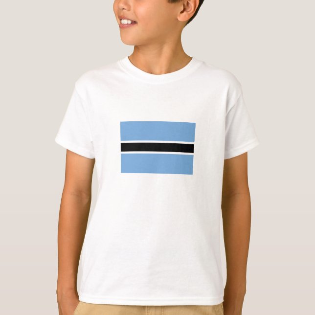 Patriotic Botswana Flag T-Shirt (Front)