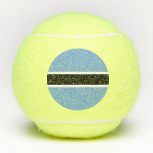 Patriotic Botswana Flag Tennis Balls
