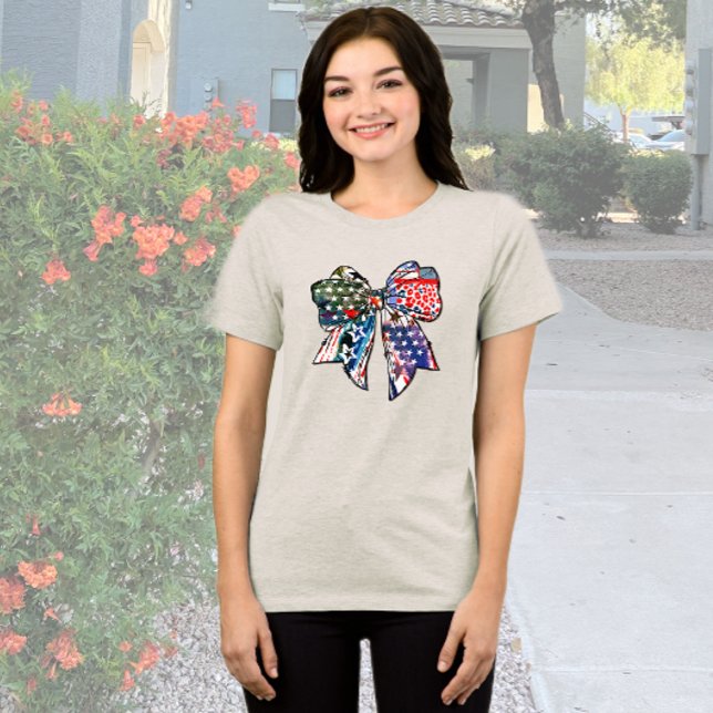 Patriotic Bow Tri-Blend Shirt (Creator Uploaded)