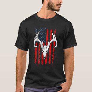 Patriotic Bowhunting Bow Hunter Deer Hunting Ameri T-Shirt