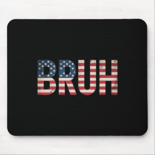 Patriotic Boys Teens Kids Men Vintage Usa American Mouse Pad