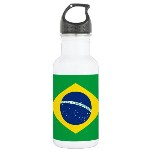 Patriotic Brazil Flag 532 Ml Water Bottle