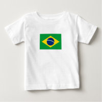 Patriotic Brazil Flag Baby T-Shirt