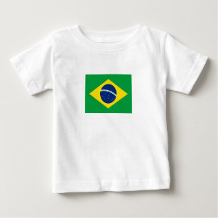 Patriotic Brazil Flag Baby T-Shirt