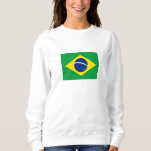 Patriotic Brazil Flag Sweatshirt