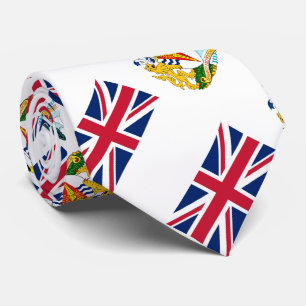 Patriotic British Antarctic Territory Flag Tie