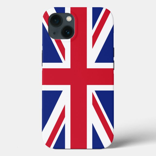 Patriotic British Union Jack Flag Case-Mate iPhone Case (Back)