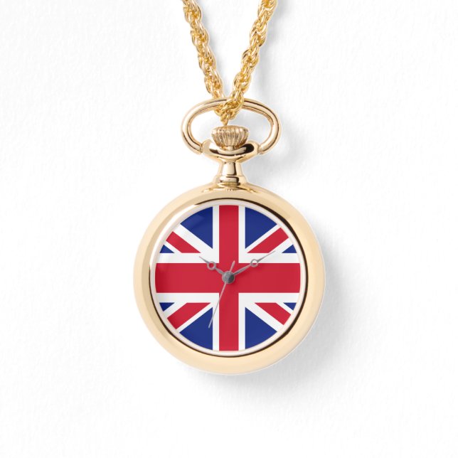Patriotic British Union Jack Flag   Watch (Front)