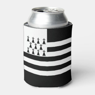 Patriotic Brittany Flag Can Cooler