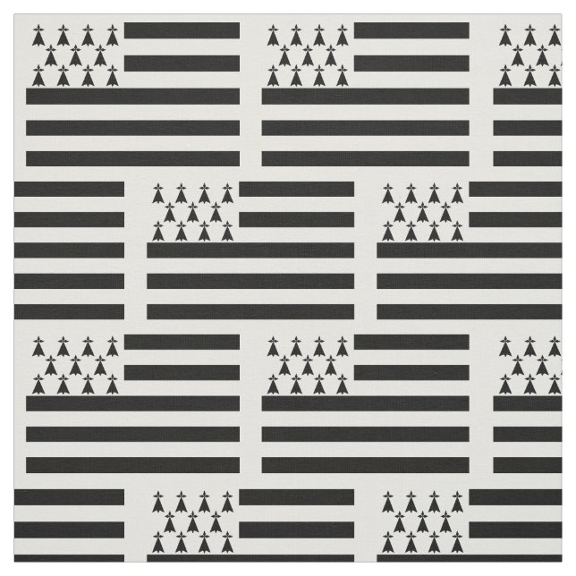 Patriotic Brittany Flag Fabric (Swatch)
