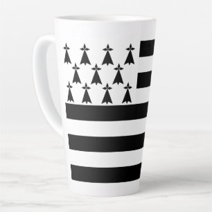 Patriotic Brittany Flag Latte Mug